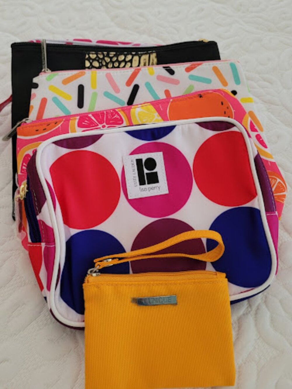 6 Vintage Makeup Bags Unused